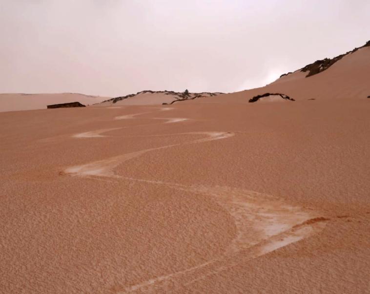 Quentin Libois/Orange snow in the Pyrenees, after the Saharan dust deposition events in February 2021 Quentin Libois/Orange snow in the Pyrenees, after the Saharan dust deposition events in February 2021
